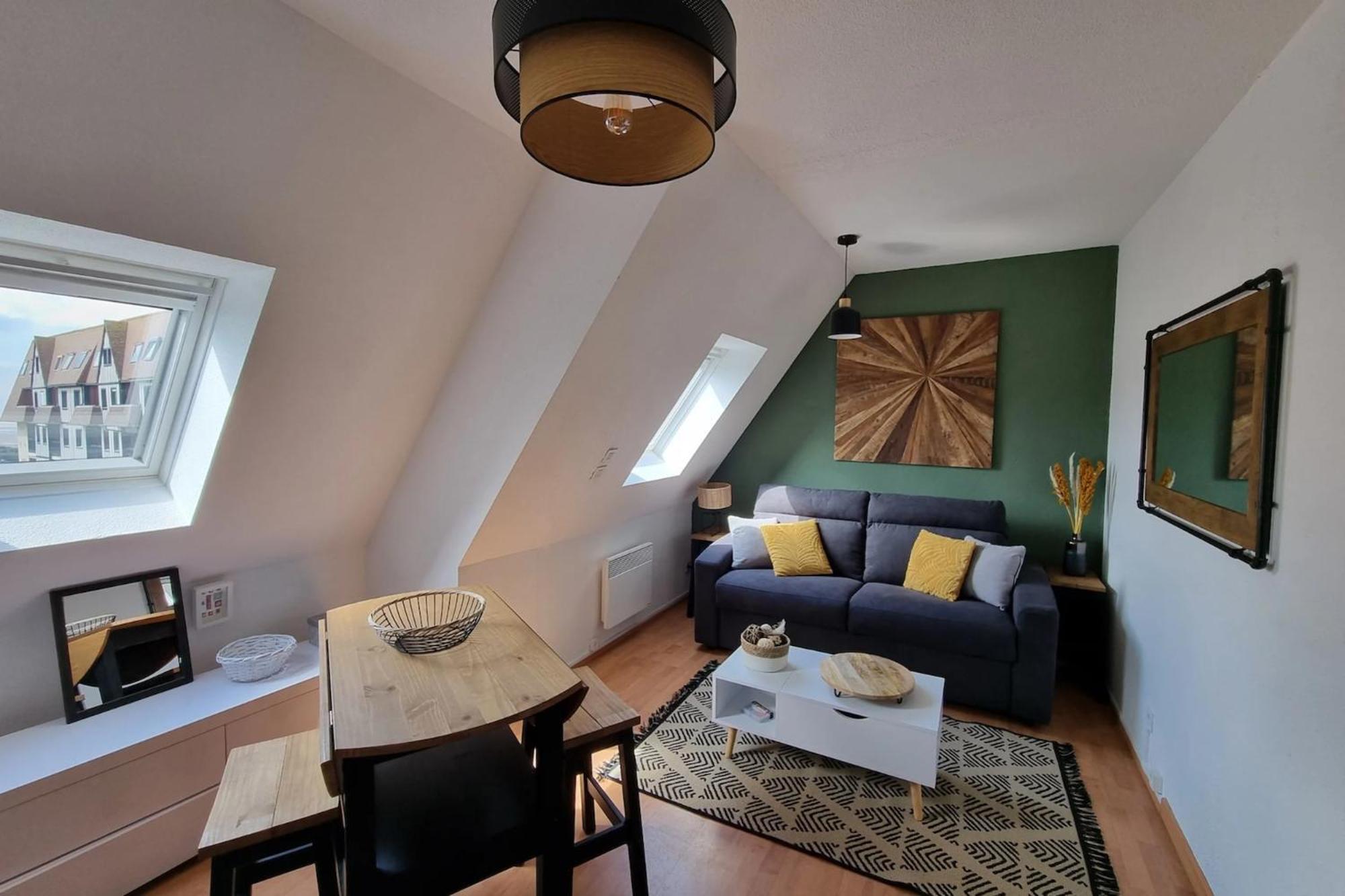Studio Cocooning Petite Vue Mer Cabourg Exterior photo